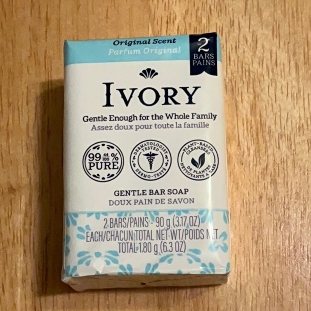 Ivory Palm Size Gentle Bar Soap - White - Picture 7 of 7